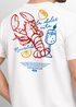 Herren T-Shirt La Dolce Vita Club – Sommer Grafikshirt mit Hummer Zitrone Wein Printshirt – Italien Lifestyle Neverless® preview