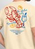 Herren T-Shirt La Dolce Vita Club – Sommer Grafikshirt mit Hummer Zitrone Wein Printshirt – Italien Lifestyle Neverless® preview