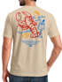 Herren T-Shirt La Dolce Vita Club – Sommer Grafikshirt mit Hummer Zitrone Wein Printshirt – Italien Lifestyle Neverless® preview