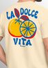 Herren T-Shirt La Dolce Vita | Sommer Grafikshirt mit Zitrusfrucht Retro Print | Italien Lifestyle Design Printshirt  Kurzarm Baumwolle Neverless® preview