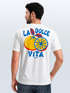 Herren T-Shirt La Dolce Vita Sommer Grafikshirt mit Zitrusfrucht Retro Print Italien Lifestyle Design Printshirt Neverless® preview