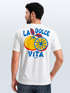 Herren T-Shirt La Dolce Vita Sommer Grafikshirt mit Zitrusfrucht Retro Print Italien Lifestyle Design Printshirt Neverless® preview