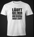 Herren T-Shirt - Läuft bei mir zwar rückwärts und bergab aber läuft - Comfort Fit MoonWorks®preview