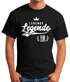 Herren T-Shirt Lebende Legende {style_variation_string}. Geburtstag Athletic Krone Fun-Shirt Moonworks®preview
