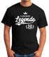 Herren T-Shirt Lebende Legende {style_variation_string}. Geburtstag Athletic Krone Fun-Shirt Moonworks®preview