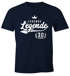 Herren T-Shirt Lebende Legende {style_variation_string}. Geburtstag Athletic Krone Fun-Shirt Moonworks®preview
