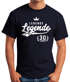 Herren T-Shirt Lebende Legende {style_variation_string}. Geburtstag Athletic Krone Fun-Shirt Moonworks®preview