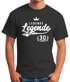 Herren T-Shirt Lebende Legende {style_variation_string}. Geburtstag Athletic Krone Fun-Shirt Moonworks®preview