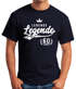 Herren T-Shirt Lebende Legende {style_variation_string}. Geburtstag Athletic Krone Fun-Shirt Moonworks®preview
