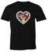 Herren T-Shirt Lebkuchen Herz Männer Ozapft is Lausbua Wiesn Gaudi Busserl Fun-Shirt Moonworks®preview