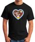 Herren T-Shirt Lebkuchen Herz Männer Ozapft is Lausbua Wiesn Gaudi Busserl Fun-Shirt Moonworks®preview