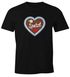 Herren T-Shirt Lebkuchen Herz Männer Ozapft is Lausbua Wiesn Gaudi Busserl Fun-Shirt Moonworks®preview