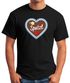 Herren T-Shirt Lebkuchen Herz Männer Ozapft is Lausbua Wiesn Gaudi Busserl Fun-Shirt Moonworks®preview