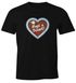 Herren T-Shirt Lebkuchen Herz Männer Ozapft is Lausbua Wiesn Gaudi Busserl Fun-Shirt Moonworks®preview