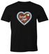 Herren T-Shirt Lebkuchen Herz Männer Ozapft is Lausbua Wiesn Gaudi Busserl Fun-Shirt Moonworks®preview