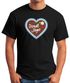 Herren T-Shirt Lebkuchen Herz Männer Ozapft is Lausbua Wiesn Gaudi Busserl Fun-Shirt Moonworks®preview