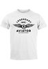 Herren T-Shirt Legendary NYC Aviator Air Force Luftwaffe Flügel Fashion Streetstyle Neverless® preview
