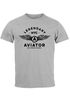 Herren T-Shirt Legendary NYC Aviator Air Force Luftwaffe Flügel Fashion Streetstyle Neverless® preview