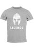 Herren T-Shirt Legends Sparta Spartaner Helm Neverless Slim Fit Neverless®preview