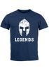 Herren T-Shirt Legends Sparta Spartaner Helm Neverless Slim Fit Neverless®preview