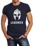 Herren T-Shirt Legends Sparta Spartaner Helm Neverless Slim Fit Neverless®preview