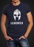 Herren T-Shirt Legends Sparta Spartaner Helm Neverless Slim Fit Neverless®preview