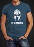 Herren T-Shirt Legends Sparta Spartaner Helm Neverless Slim Fit Neverless®preview