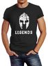 Herren T-Shirt Legends Sparta Spartaner Helm Neverless Slim Fit Neverless®preview