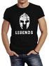 Herren T-Shirt Legends Sparta Spartaner Helm Neverless Slim Fit Neverless®preview