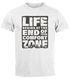 Herren T-Shirt Life begins at the end of your Comfort Zone Zitat Quote Outdoor Survival Fashion Streetstyle Neverless®preview