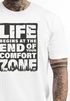 Herren T-Shirt Life begins at the end of your Comfort Zone Zitat Quote Outdoor Survival Fashion Streetstyle Neverless®preview