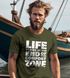 Herren T-Shirt Life begins at the end of your Comfort Zone Zitat Quote Outdoor Survival Fashion Streetstyle Neverless®preview