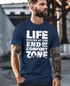 Herren T-Shirt Life begins at the end of your Comfort Zone Zitat Quote Outdoor Survival Fashion Streetstyle Neverless®preview