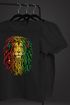 Herren T-Shirt Löwe Jamaica Reaggae Musik Rasta Lion Printshirt Fashion Streetstyle Neverless®preview