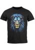 Herren T-Shirt Löwe Lion Art-Print Kunst Illustration Aufdruck Printshirt Fashion Streetstyle Neverless®preview