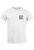 Herren T-Shirt Logo Print Sommer Sonne Welle Strand Beach Style Fashion Streetstyle Neverless®preview