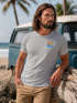 Herren T-Shirt Logo Print Sommer Sonne Welle Strand Beach Style Fashion Streetstyle Neverless®preview