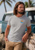 Herren T-Shirt Logo Print Sommer Sonne Welle Strand Beach Style Fashion Streetstyle Neverless®preview