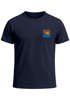 Herren T-Shirt Logo Print Sommer Sonne Welle Strand Beach Style Fashion Streetstyle Neverless®preview
