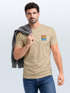Herren T-Shirt Logo Print Sommer Sonne Welle Strand Beach Style Fashion Streetstyle Neverless®preview