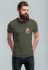 Herren T-Shirt Logo Print Sparta-Helm Spartaner Gladiator Krieger Warrior Fashion Streetstyle Neverless®preview