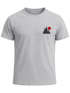 Herren T-Shirt Logo Print Wald Silhouette Natur Aufdruck Outdoor Fashion Basicshirt Streetstyle Neverless®preview