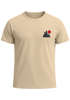 Herren T-Shirt Logo Print Wald Silhouette Natur Aufdruck Outdoor Fashion Basicshirt Streetstyle Neverless®preview