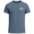 Herren T-Shirt Logoprint Gebirge Naturmotiv Printshirt Outdoor Fashion Männer Streetstyle Neverless®preview