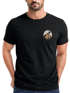 Herren T-Shirt Logoprint Gebirge Naturmotiv Printshirt Outdoor Fashion Männer Streetstyle Neverless®preview