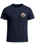 Herren T-Shirt Logoprint Gebirge Naturmotiv Printshirt Outdoor Fashion Männer Streetstyle Neverless®preview