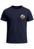Herren T-Shirt Logoprint Gebirge Naturmotiv Printshirt Outdoor Fashion Männer Streetstyle Neverless®preview