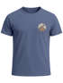 Herren T-Shirt Logoprint Gebirge Naturmotiv Printshirt Outdoor Fashion Männer Streetstyle Neverless®preview