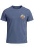Herren T-Shirt Logoprint Gebirge Naturmotiv Printshirt Outdoor Fashion Männer Streetstyle Neverless®preview