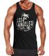 Herren T-Shirt Los Angeles Beach Palmen Surf Print Slim Fit Neverless®preview